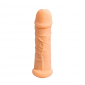 Телесный фаллоудлинитель Extra Size Bubbles - 15,5 см. - Lola Games - в Калининграде купить с доставкой