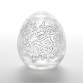 Мастурбатор-яйцо Keith Haring EGG PARTY - Tenga - в Калининграде купить с доставкой