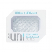 Прозрачный мастурбатор-стимулятор Tenga Uni Diamond - Tenga - в Калининграде купить с доставкой