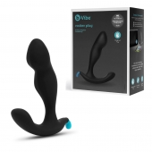 Черный утяжеленный анальный стимулятор Rocker Plug - 12 см. - b-Vibe - в Калининграде купить с доставкой