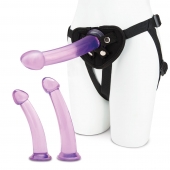 Тренировочный набор с тремя насадками Pegging Training Set - Lux Fetish - купить с доставкой в Калининграде