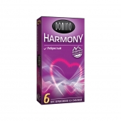 Презервативы с рёбрышками Domino Harmony - 6 шт. - Domino - купить с доставкой в Калининграде