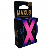 Презервативы Maxus XXL увеличенного размера - 3 шт. - Maxus - купить с доставкой в Калининграде