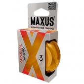 Презервативы анатомической формы Maxus Sensual - 3 шт. - Maxus - купить с доставкой в Калининграде