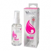 Возбуждающая силиконовая вагинальная смазка Yes Heat - 50 мл. - Sitabella - купить с доставкой в Калининграде