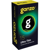 Прозрачные ультратонкие презервативы Ganzo Ultra thin - 15 шт. - Ganzo - купить с доставкой в Калининграде