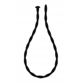 Черный уретральный массажер Glide Large - 30 см. - Lola Games - купить с доставкой в Калининграде