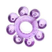 Мягкая фиолетовая гелевая насадка - Toyfa Basic - в Калининграде купить с доставкой