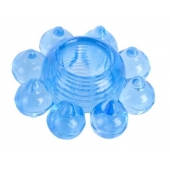 Голубая гелевая насадка-цветок - Toyfa Basic - в Калининграде купить с доставкой
