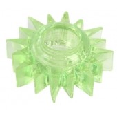 Зеленое эрекционное кольцо-солнце - Toyfa Basic - в Калининграде купить с доставкой