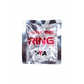 Прозрачное эрекционное кольцо с вибратором  и подхватом - Toyfa Basic - в Калининграде купить с доставкой