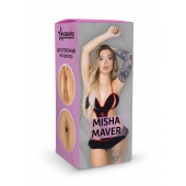 Двусторонний мастурбатор Misha Maver - 22 см. - ФлешНаш - в Калининграде купить с доставкой