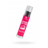 Массажное масло 2-в-1 с разогревающим эффектом и вкусом клубники со сливками - 50 мл. - Secret Play - купить с доставкой в Калининграде