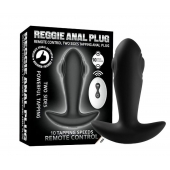 Черный массажер простаты с вибрацией, эффектом маятника и пультом ДУ - Secwell - в Калининграде купить с доставкой