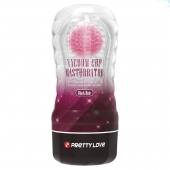 Прозрачный текстурированный мастурбатор Vacuum Cup Masturbator Black Hole - Baile - в Калининграде купить с доставкой