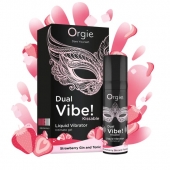 Съедобный жидкий вибратор Dual Vibe! со вкусом клубничного джина с тоником - 15 мл. - ORGIE - купить с доставкой в Калининграде