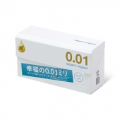 Увлажнённые презервативы Sagami Original 0.01 Extra Lub - 12 шт. - Sagami - купить с доставкой в Калининграде
