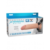 Полый страпон на ремнях 6’’ Hollow Silicone Strap-on - Pipedream - купить с доставкой в Калининграде