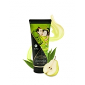 Массажный крем для тела с ароматом груши и зелёного чая Pear   Exotic Green Tea - 200 мл. - Shunga - купить с доставкой в Калининграде