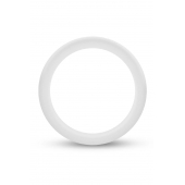 Белое люминесцентное эрекционное кольцо Silicone Glo Cock Ring - Blush Novelties - в Калининграде купить с доставкой