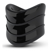 Черное эрекционное кольцо на мошонку Beef Ball Stretcher Snug X Long - Blush Novelties - в Калининграде купить с доставкой