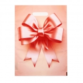 Пакет с принтом в виде банта с вырубной ручкой (30х40 см) - Сима-Ленд - купить с доставкой в Калининграде