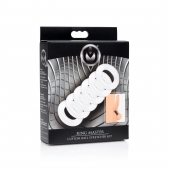 Комплект из 6 прозрачных эрекционных колец Ring Master Custom Ball Stretcher Kit - XR Brands - в Калининграде купить с доставкой