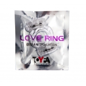 Прозрачное виброкольцо с двумя вибропульками - Toyfa Basic - в Калининграде купить с доставкой