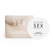 Массажная свеча для всего тела Slow Sex - 50 гр. - Bijoux Indiscrets - купить с доставкой в Калининграде