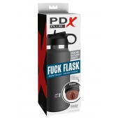 Смуглый мастурбатор-вагина в корпусе-бутылке F*ck Flask - Pipedream - в Калининграде купить с доставкой