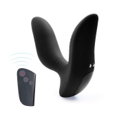 Черный вибромассажер простаты 3,5’’ Remote Control Curve P-spot Massager - 12 см. - Erokay - в Калининграде купить с доставкой