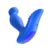 Синий вибромассажер простаты 3,5’’ Remote Control P-spot Massager - 12,5 см. - Erokay - в Калининграде купить с доставкой