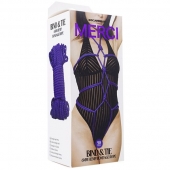 Фиолетовая верёвка для связывания и фиксации Bind Tie - 15,24 м. - Doc Johnson - купить с доставкой в Калининграде