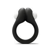 Черное эрекционное кольцо Zippy Vibrating Ring With Bullet - Adrien Lastic - в Калининграде купить с доставкой