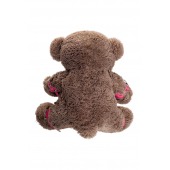 Бондажный набор: бурый мишка с розовыми оковами и наручниками - Pecado - купить с доставкой в Калининграде