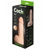Телесный фаллоудлинитель с мошонкой Cock Next - 17 см. - LOVETOY (А-Полимер) - в Калининграде купить с доставкой