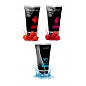 Набор из 3 лубрикантов JUJU (увлажняющий, клубника, малина) - JuJu - купить с доставкой в Калининграде