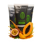 Набор из 3 съедобных лубрикантов JUJU со вкусом тропических фруктов - JuJu - купить с доставкой в Калининграде