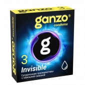 Супертонкие презервативы Ganzo Invisible - 3 шт. - Ganzo - купить с доставкой в Калининграде