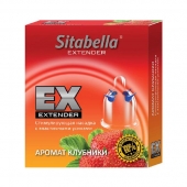 Стимулирующая насадка Sitabella Extender  Клубника - Sitabella - купить с доставкой в Калининграде