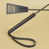 Черный кожаный стек «Сириус» - 60 см. - Sitabella - купить с доставкой в Калининграде