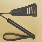 Черный кожаный стек «Сириус» - 60 см. - Sitabella - купить с доставкой в Калининграде