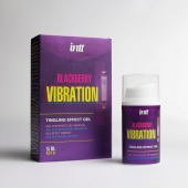 Стимулирующий гель с эффектом вибрации Blackberry Vibration - 15 мл. - INTT - купить с доставкой в Калининграде