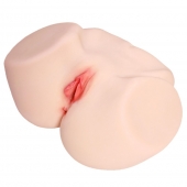 Мастурбатор-полуторс с двойным слоем материала и вибрацией Jenny Onahole Real Vagina - KOKOS - в Калининграде купить с доставкой