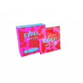 Презервативы с разогревающим эффектом Expert Hot Love - 3 шт. - Expert - купить с доставкой в Калининграде