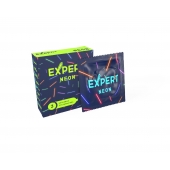 Светящиеся в темноте презервативы Expert Neon - 3 шт. - Expert - купить с доставкой в Калининграде
