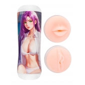Двусторонний мастурбатор аниме - ротик и вагина - Tokyo Style - в Калининграде купить с доставкой