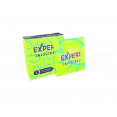Ультратонкие презервативы Expert Invisible - 3 шт. - Expert - купить с доставкой в Калининграде