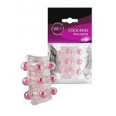 Прозрачная сквозная насадка на пенис с цветными шариками - Erowoman-Eroman - в Калининграде купить с доставкой