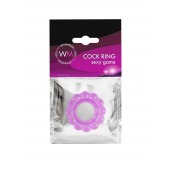 Лиловое эрекционное кольцо с 2 рядами стимулирующих шариков - Erowoman-Eroman - в Калининграде купить с доставкой